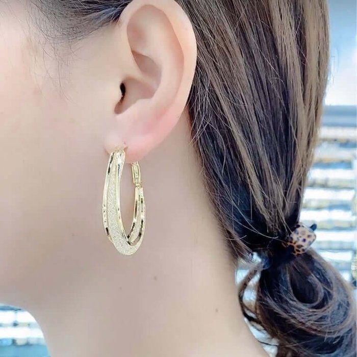 Fashion Oval Earrings - KLUNDI